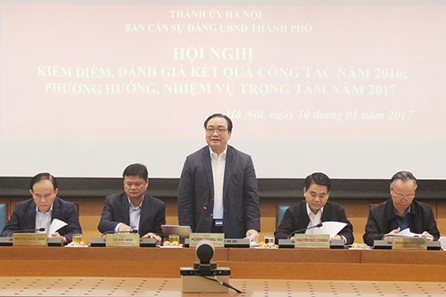 Ban Cán sự Đảng UBND TP Hà Nội kiểm điểm toàn diện các mặt công tác