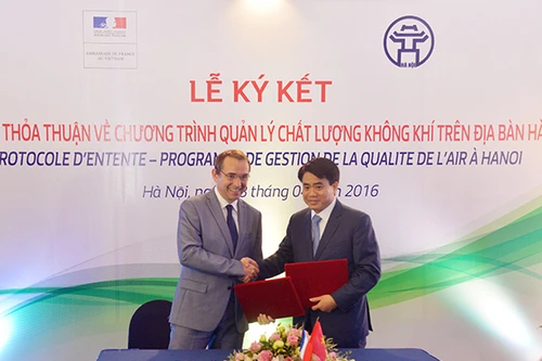 Pháp hỗ trợ xây dựng hệ thống quan trắc không khí tại Hà Nội