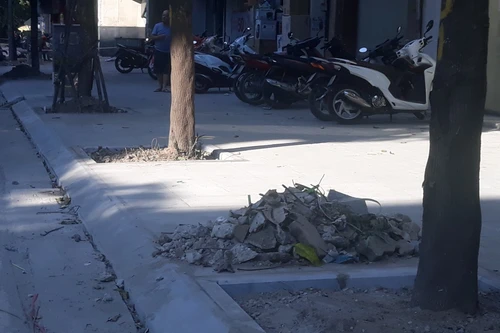 Tăng cường giám sát, đảm bảo môi trường các tuyến thi công hè, đường