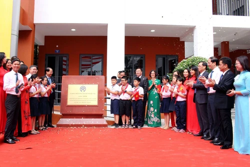 Khánh thành trường học chào mừng kỷ niệm 1010 năm Thăng Long - Hà Nội