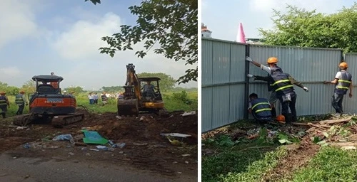 Hoàn thành công tác giải phóng mặt bằng dự án trường THCS Hoàng Liệt 