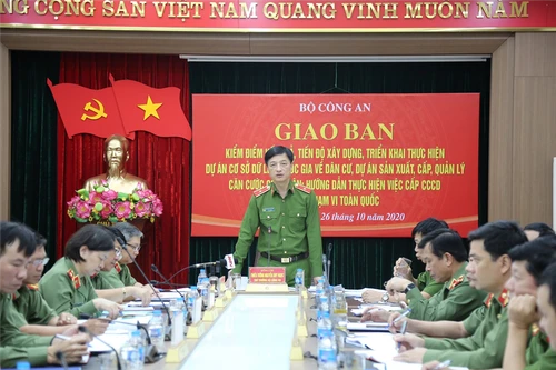 “Chiến dịch” cấp Căn cước công dân được thực hiện với quyết tâm, trách nhiệm, danh dự của cán bộ, chiến sỹ