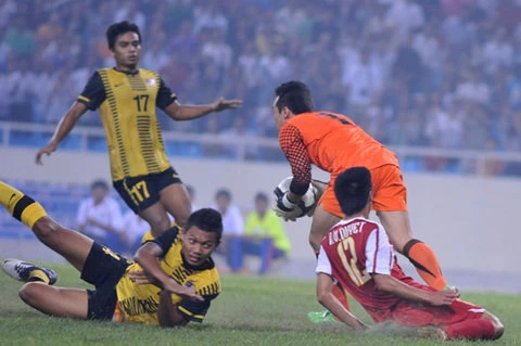 U22 Việt Nam bị U22 Malaysia hạ knock-out