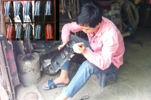 "Khét lẹt" nghề “vá áo” xe máy