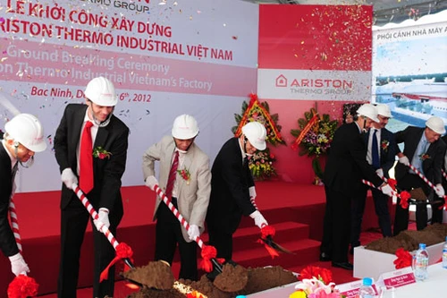 Ariston Thermo khởi công nhà máy lớn tại Bắc Ninh