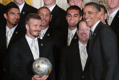 Beckham diện kiến Obama
