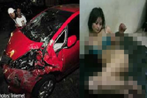 Người mẫu thoát y gây tai nạn liên hoàn rồi bỏ chạy