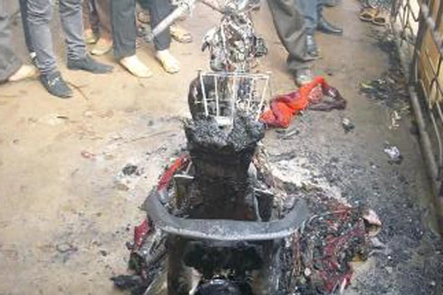 Không có chuyện cháy 210 triệu đồng trong xe Air Blade