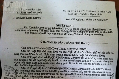 Chủ đầu tư GreenPark Tower không phải Constrexim Holdings