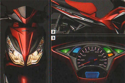 Rò rỉ ảnh nóng được cho là Honda Air Blade 125cc