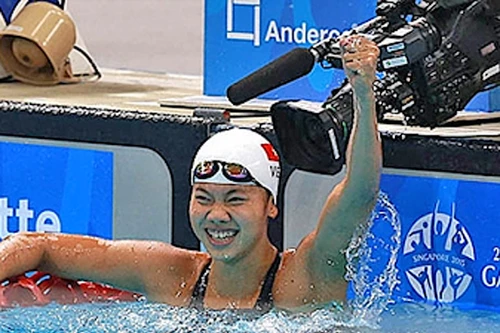 Ánh Viên: “Những ngày qua, con rất hạnh phúc!“