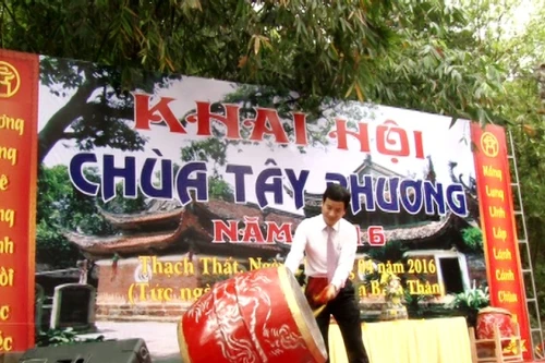 Đảm bảo ANTT tại lễ hội chùa Tây Phương, chùa Thầy