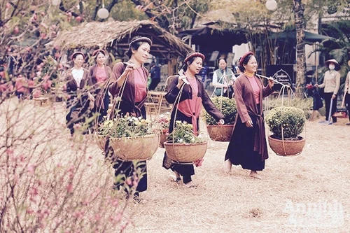 Xao xuyến trước hình ảnh chợ quê xưa tuyệt đẹp