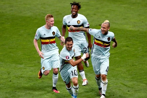 Hazard bùng nổ, Bỉ tưng bừng vào tứ kết đấu xứ Wales