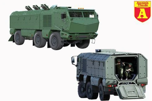 [Infographic] Typhoon K - Siêu xe bọc thép chở quân đa năng