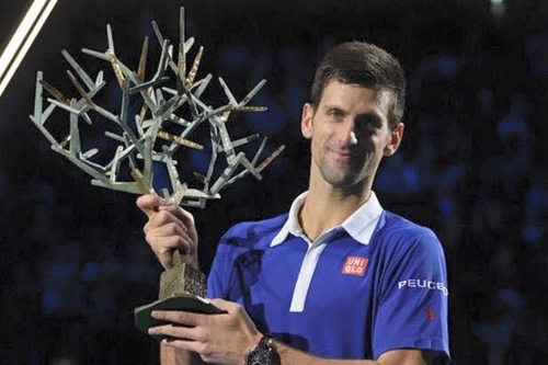 Djokovic lần thứ tư vô địch Paris Masters