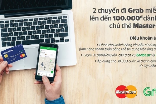 Grab mở rộng thanh toán bằng thẻ quốc tế