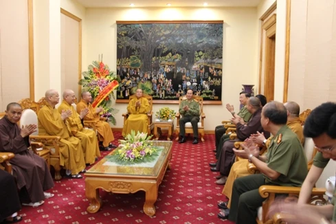 Giáo hội Phật giáo Việt Nam chúc mừng Bộ Công an