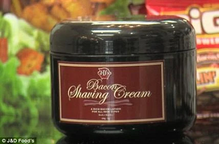 Sáng tạo mới: Kem cạo râu có mùi thịt hun khói