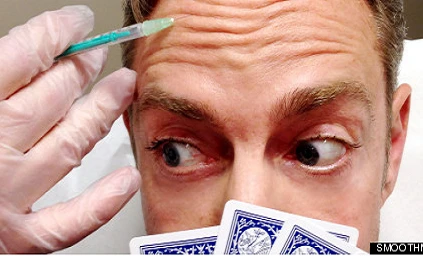 Quảng cáo tiêm Botox để giữ mặt lạnh khi đánh bạc
