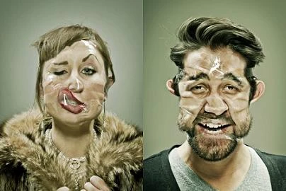 “Dựng tóc gáy” xem những khuôn mặt biến dạng vì băng dính