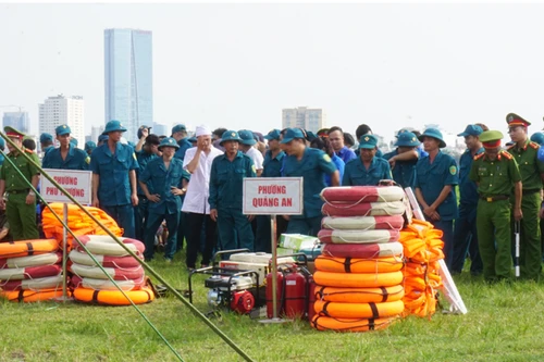 Quận Tây Hồ Sẵn sàng ứng phó thiên tai, bão lũ