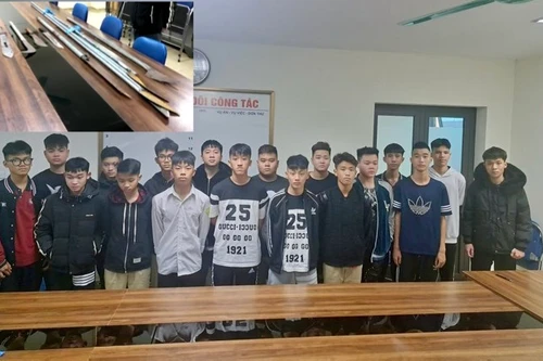 Quyết liệt ngăn chặn tình trạng các nhóm thanh, thiếu niên mang hung khí diễu phố