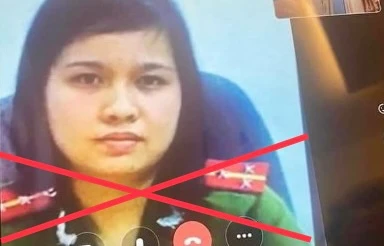 Giả danh công an gọi Zalo có hình ảnh lừa kích hoạt định danh tài khoản ngân hàng