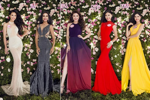 Ngắm loạt váy áo lộng lẫy của người đẹp Hoa hậu Việt Nam 2016