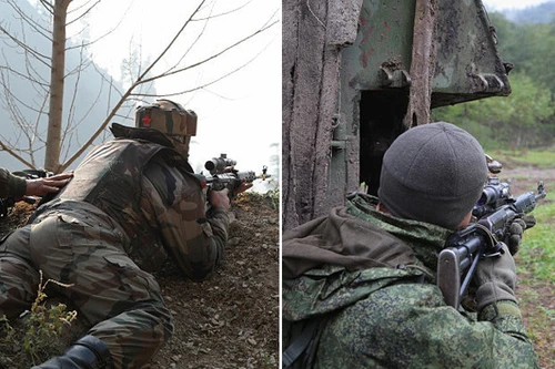 [ẢNH] Đấu súng ở biên giới Ấn Độ - Pakistan