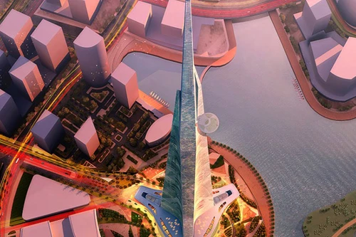 Tòa tháp chọc trời cao 1km