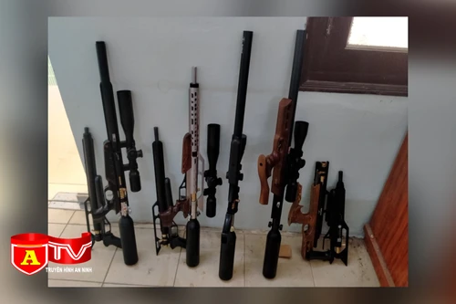 Khám phá đường dây mua bán, vận chuyển trái phép súng thể thao qua mạng internet