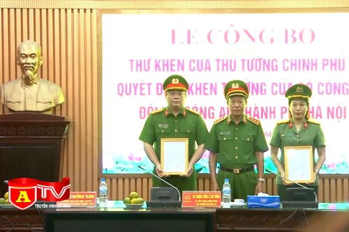 Khen thưởng chiến công xuất sắc của CATP Hà Nội