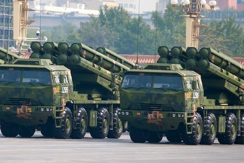 [ẢNH] Hệ thống pháo phản lực 'bí ẩn' vừa được Trung Quốc tăng cường nhằm răn đe đảo Đài Loan