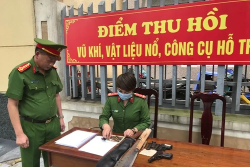 Chặn đứng các hoạt động tội phạm, vi phạm pháp luật về vũ khí, vật liệu nổ, công cụ hỗ trợ