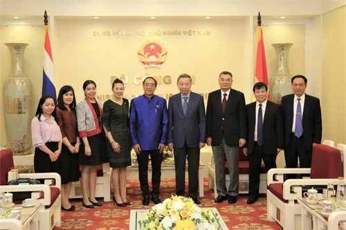 Bộ trưởng Bộ Công an Tô Lâm tiếp Đại sứ Vương quốc Thái Lan