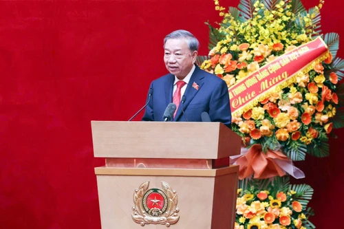 Đảng, Nhà nước và Nhân dân cả nước luôn tự hào về lực lượng Công an nhân dân 