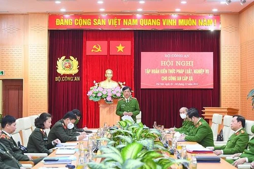 Nâng cao chất lượng Công an cấp xã, phường, thị trấn, đảm bảo an ninh trật tự ở địa phương