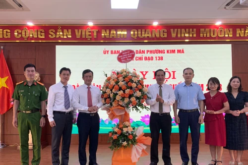 Sôi nổi Ngày hội Toàn dân bảo vệ an ninh Tổ quốc tại phường Kim Mã