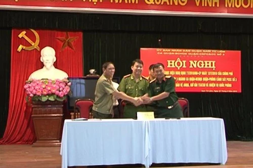 Quận Nam Từ Liêm chủ động xây dựng thế trận an ninh và quốc phòng