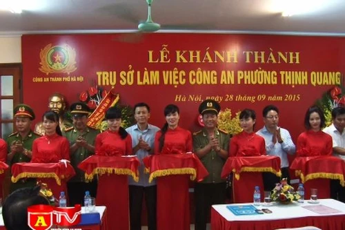 Công an thành phố Hà Nội khánh thành trụ sở 3 đơn vị Công an cơ sở