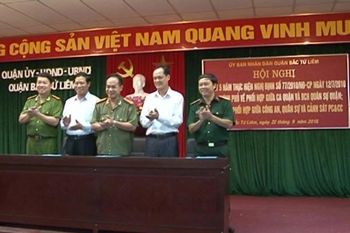 Phối hợp giữa lực lượng Công an và Quân sự trong bảo vệ ANQG và ANTT tại cơ sở