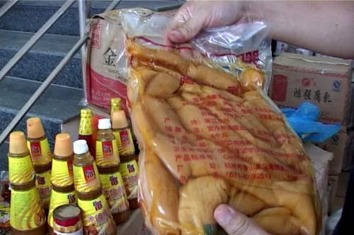 Phát hiện một kho phụ gia thực phẩm Trung Quốc nhập lậu