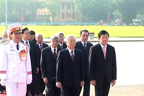 Lãnh đạo Đảng, Nhà nước viếng Chủ tịch Hồ Chí Minh