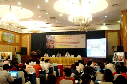 Công bố chương trình các sự kiện văn hóa tiêu biểu