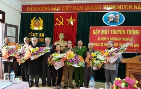Gặp mặt, chúc thọ các cán bộ Công an hưu trí qua các thời kỳ