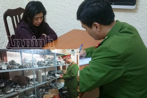  Đột kích kho hàng "khủng" của "bà trùm" phụ tùng ô tô