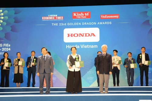 Honda Việt Nam nhận Giải thưởng Rồng Vàng 2024