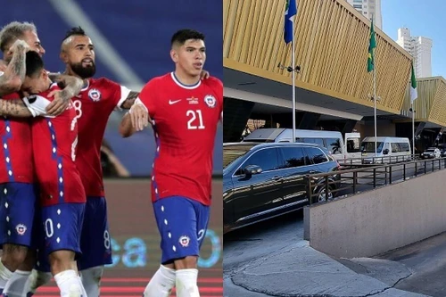 Vidal và nhiều cầu thủ Chile bị phát hiện đưa gái về khách sạn