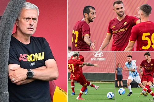 HLV Mourinho ra mắt AS Roma với trận thắng 10-0